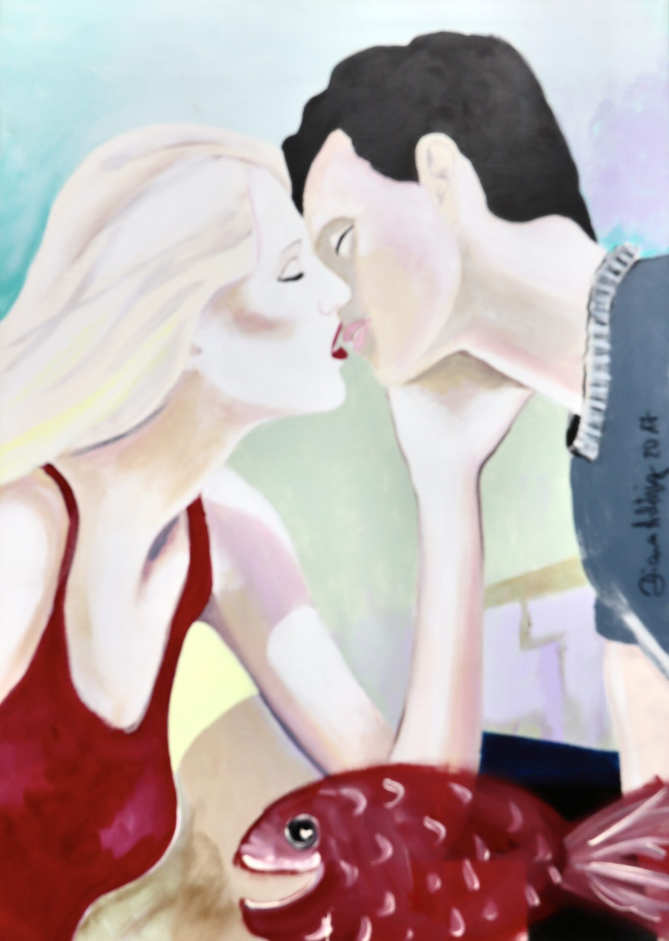 Neue Leipziger Schule Bilder online kaufen – Originale, Liebespaar-Ölbilder & Druckgrafiken von Diana Achtzig. Hochwertige Kunst online entdecken & direkt erwerben.