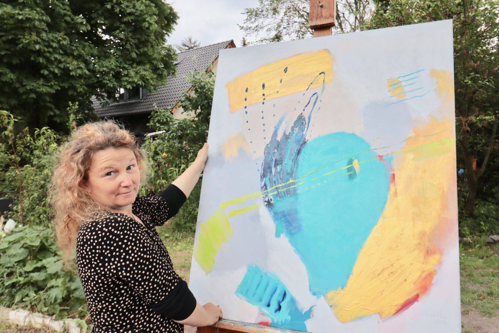 Die Galerie Vertretungen der renommierten Gegenwartsmaler Diana Achtzig der Neuen Leipziger Schule.