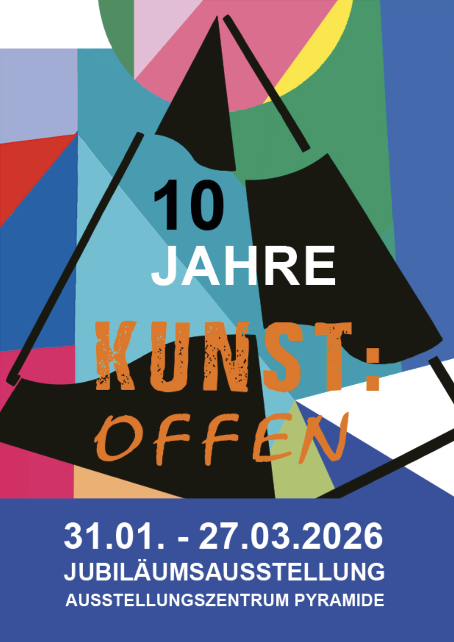 Diana Achtzig in einer Gruppenausstellung mit großer Werkschau im Ausstellungszentrum PYRAMIDE in Marzahn-Hellersdorf