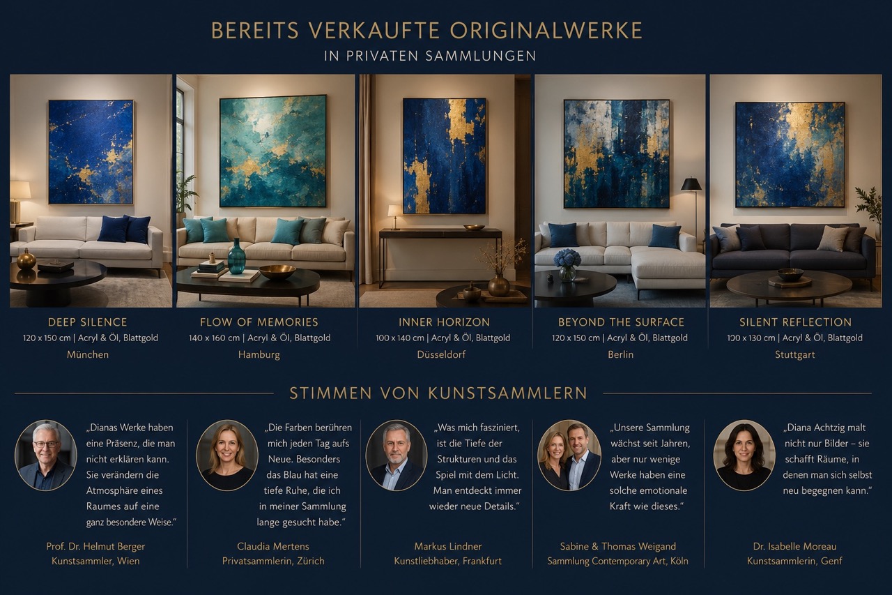 Stimmen von Kunstsammlern für die abstrakte Kunst und Malerei von Diana Achtzig